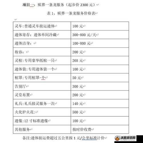 探究奉天白事铺服务费用问题，是否提供有偿殡葬服务及具体收费标准